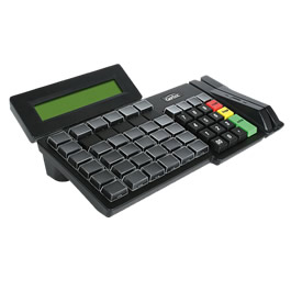 Teclado programável 55 teclas TEC55D com Leitor tr2 e Display 33x4 Teclado programável 55 teclas TEC55D com Leitor tr2 e Display 33x4